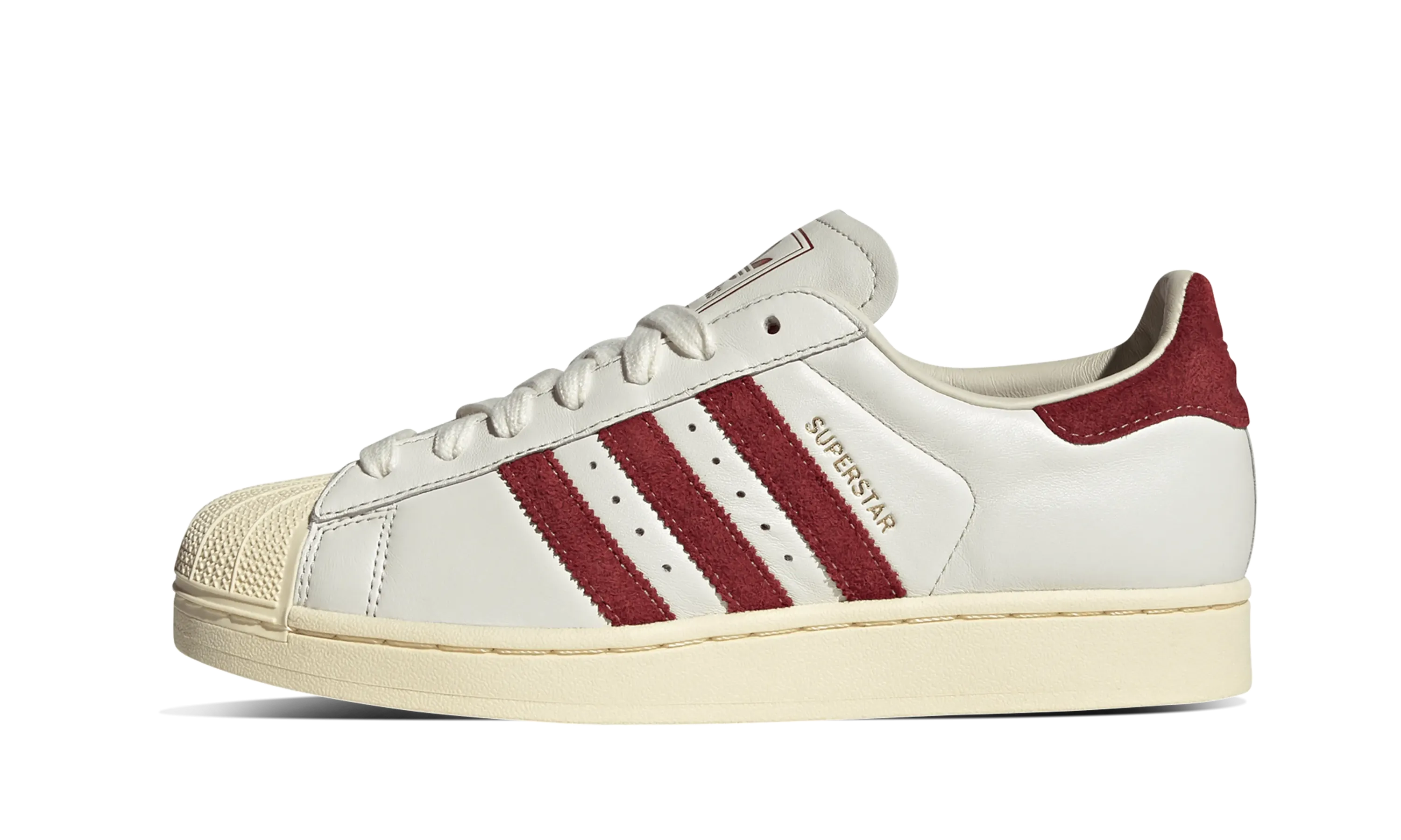 Adidas Superstar II Off White Rust Red Warm Vanilla
