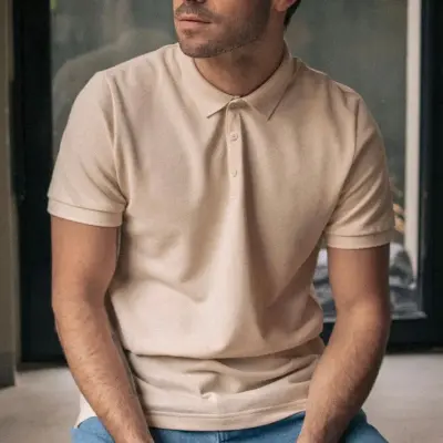 Polo Partage Beige — photo 3
