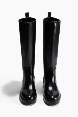 Bottes de hauteur genou - Noir — photo 1