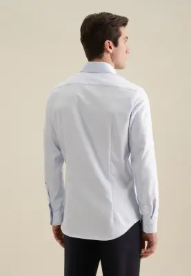 SEIDENSICKER CHEMISE GRANDE LONGUEUR Bleu ciel motif — photo 3