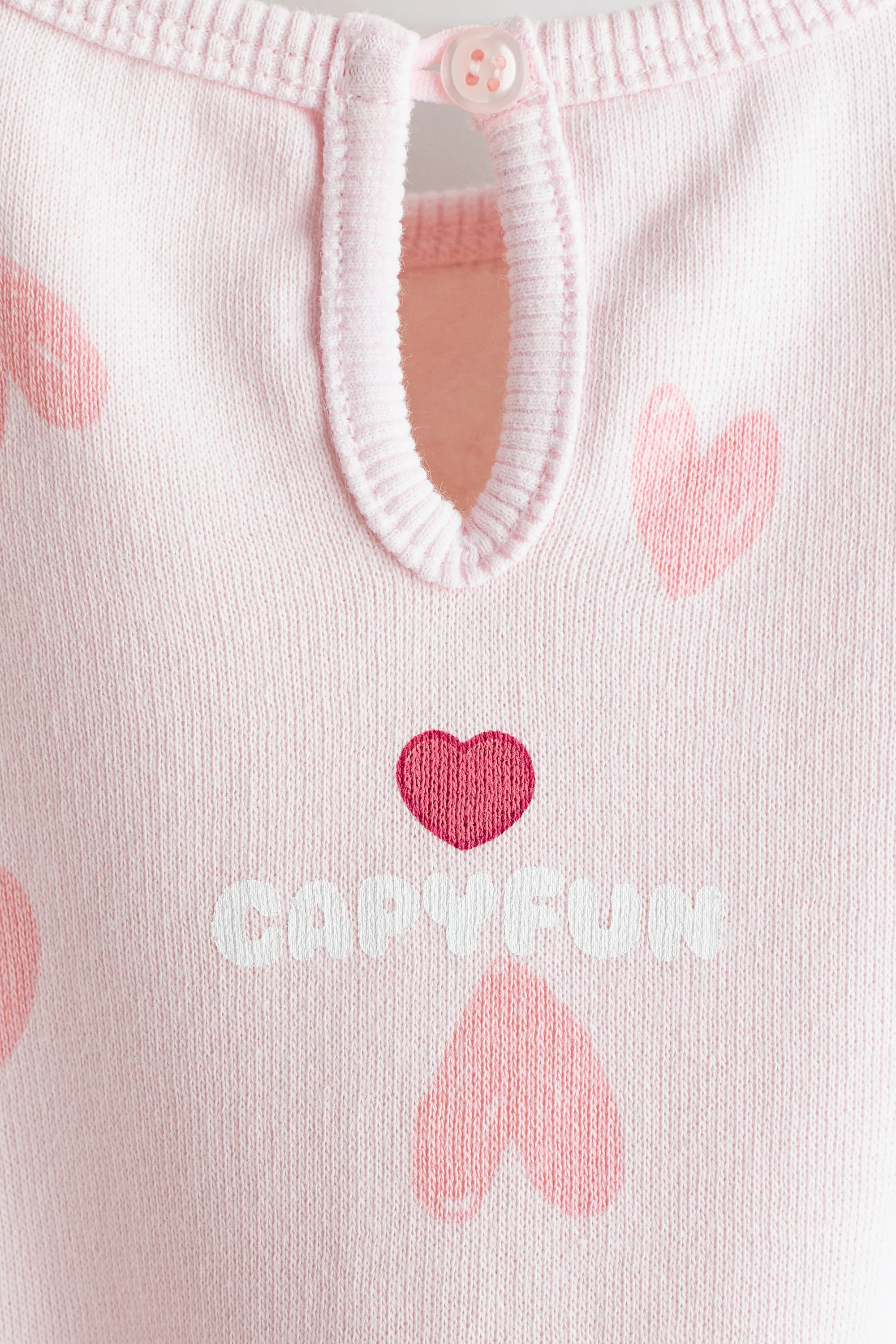 Printed sweatshirt - Rose clair/CapyFun