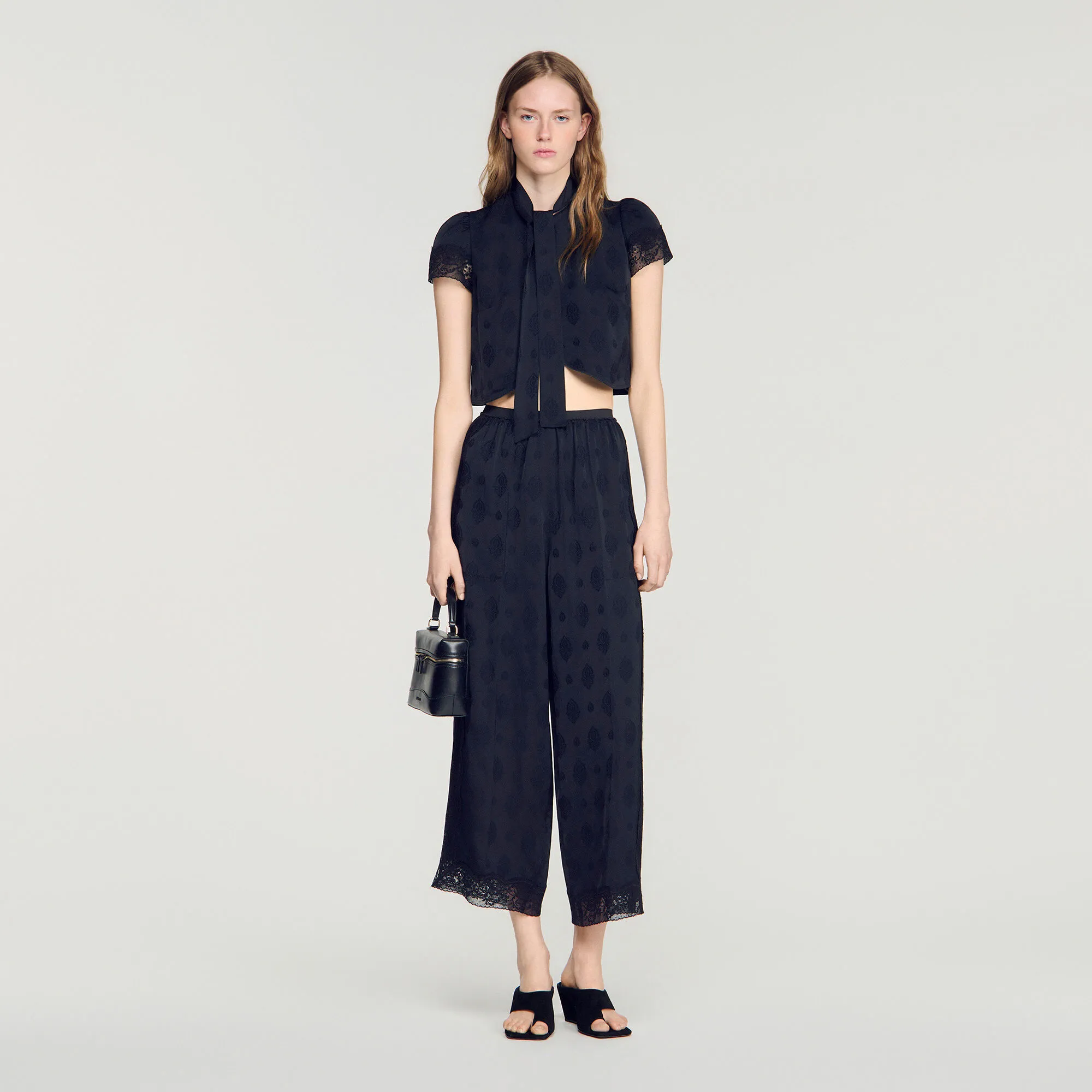Pantalon fluide Paisley