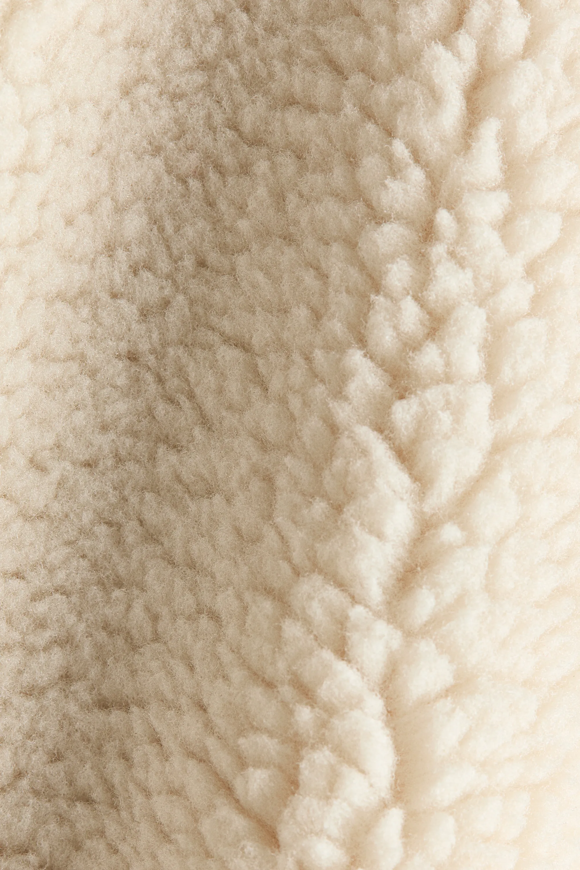 Veste sans manches en tissu Teddy bear - Crème/bleu marine