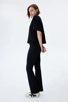 T-shirt boxy - Noir — photo 3