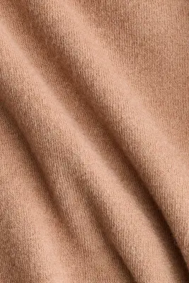 Pull oversize à encolure en V - Beige foncé — photo 4