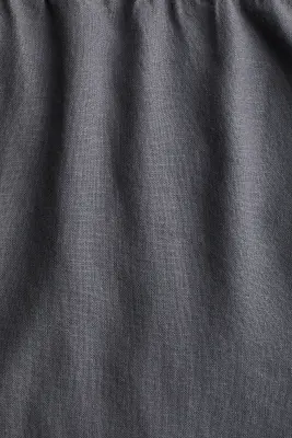 Pantalon Relaxed Fit en lin mélangé - Gris foncé — photo 1