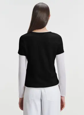 T-shirt en cachemire — photo 2