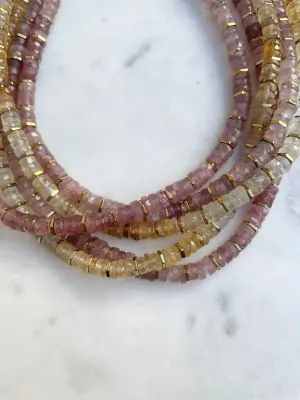 Nouveau ! UCCIANI Collier Lau Quartz Fraise — photo 5