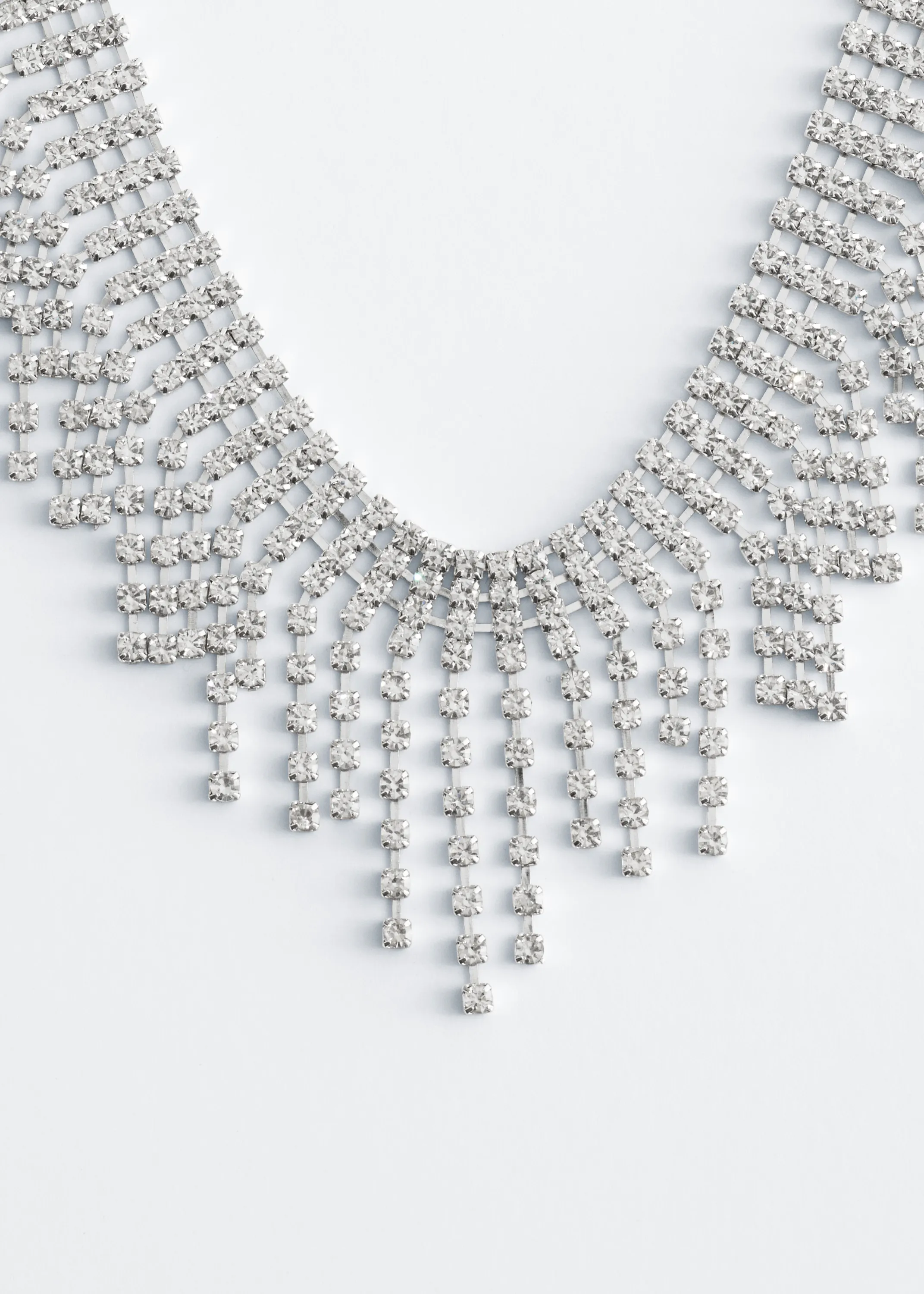 Collier d’exception à strass - Argenté