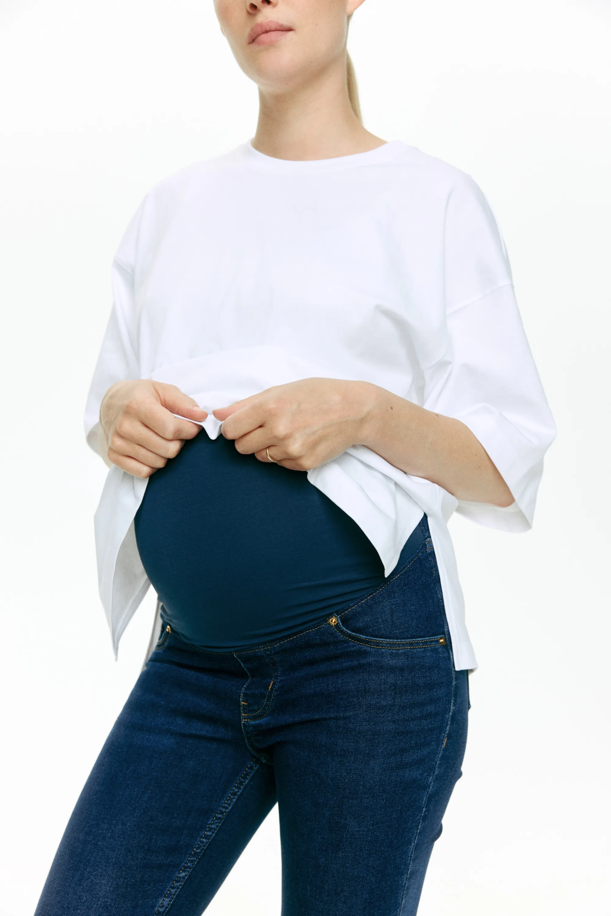 MAMA Skinny Jeans - Bleu denim foncé