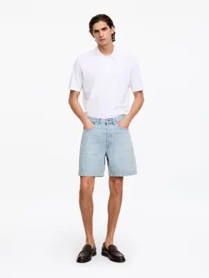 Short en jean décontracté - Bleu délavé — photo 1