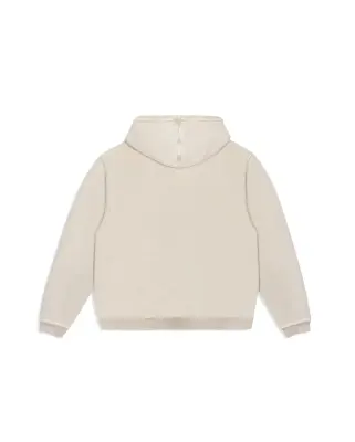 Loopback Logo Zip Hooded Sweater Irish Cream — photo 3