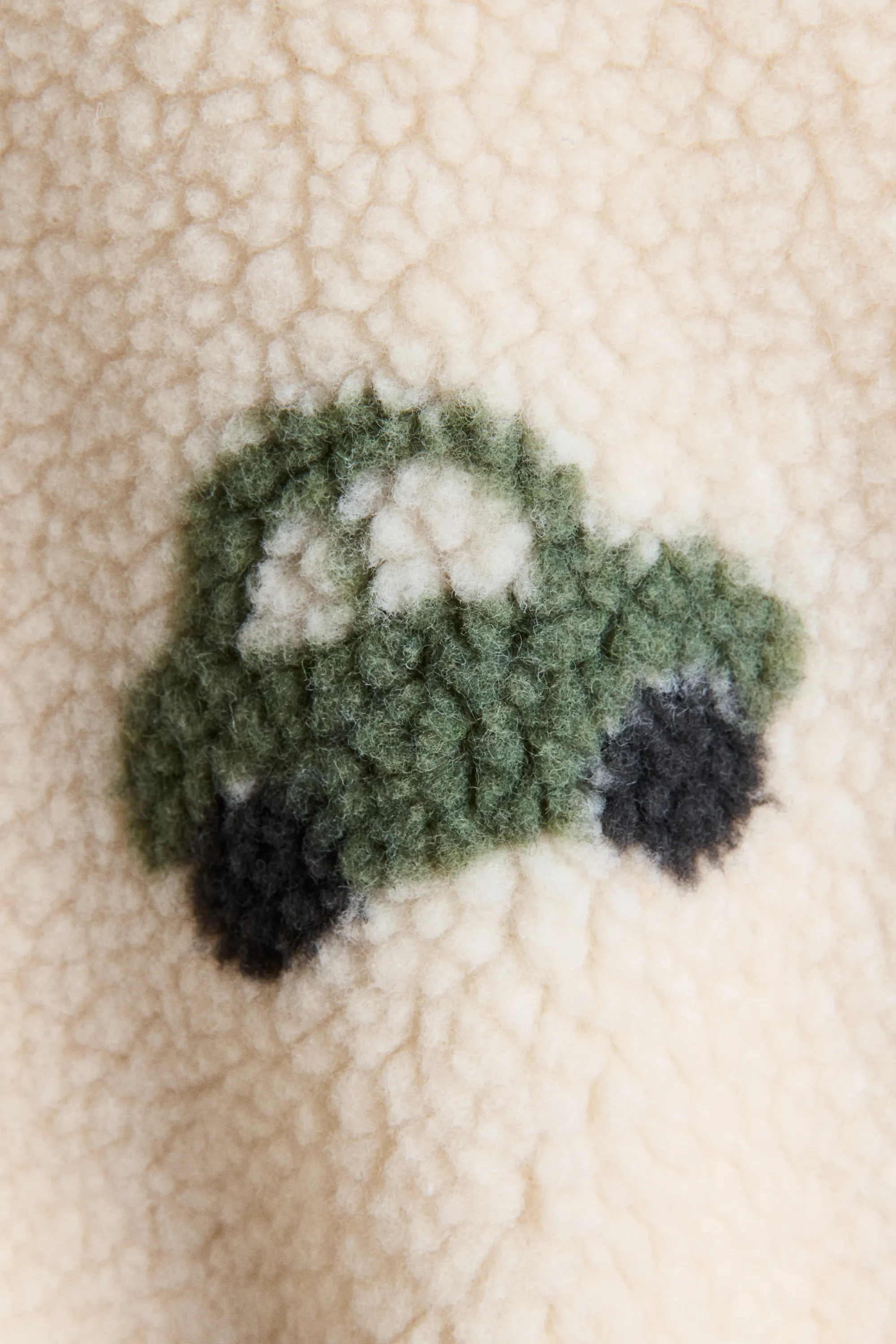 Veste imprimée en tissu Teddy bear - Beige clair/voitures