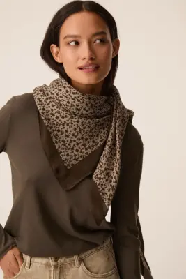 Foulard Ninette Melodie Algue — photo 2