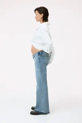 MAMA Jean large Before & After - Bleu denim clair — photo 2