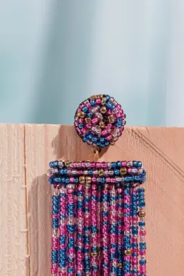 Boucles D'Oreilles Ysodore Lave Multi — photo 2