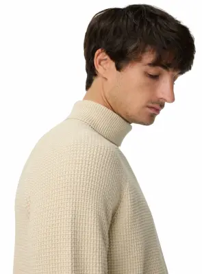 CAMEL ACTIVE PULL COL ROULE Ecru — photo 5