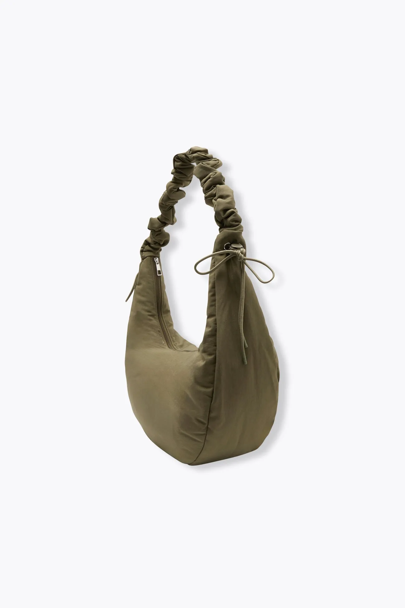 Sac demi-lune en toile Femme