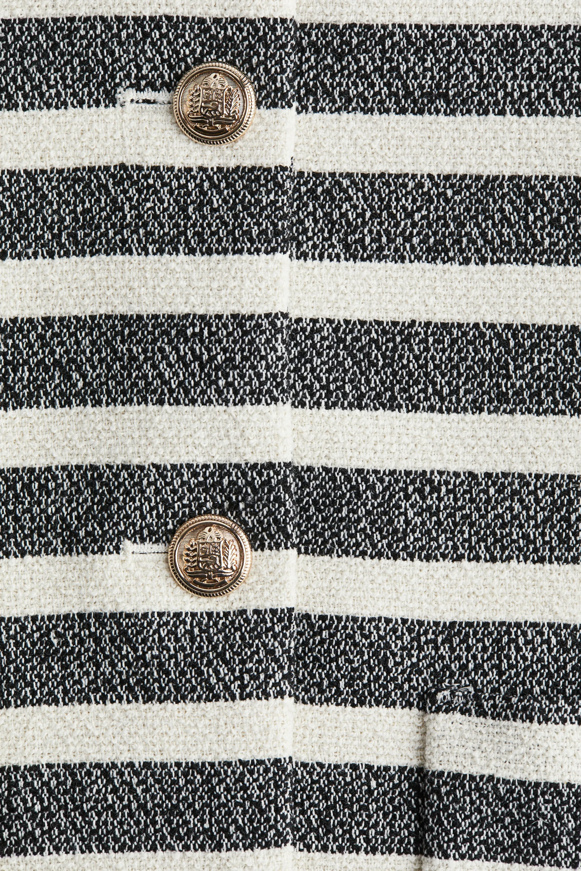 Veste à manches courtes - Bleu marine/rayé
