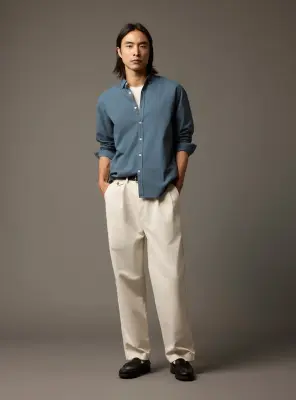 Pantalon Clyde Ecru — photo 1