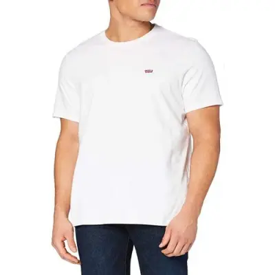 LEVIS  BIG ORIGINAL HM TEE Blanc — photo 1