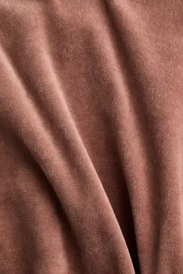 Sweat en velours - Rose ancien foncé — photo 2