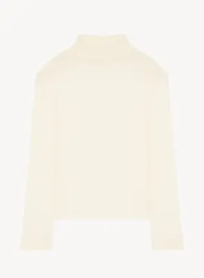 T-shirt en coton organique et cachemire — photo 4