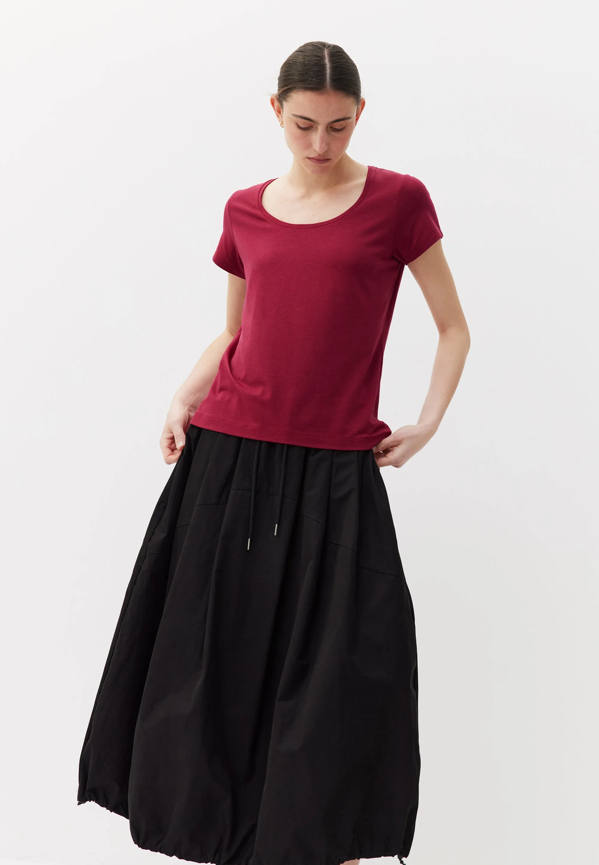 Le t-shirt Tencel - Framboise