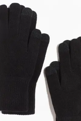 2 paires de gants tactiles - Noir — photo 3