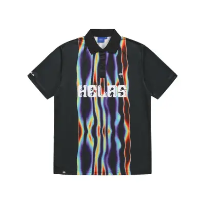 Polo Helas Temperature Football Jersey- Black — photo 1