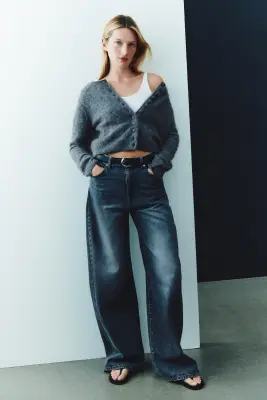 Gilet en laine - Gris foncé — photo 1
