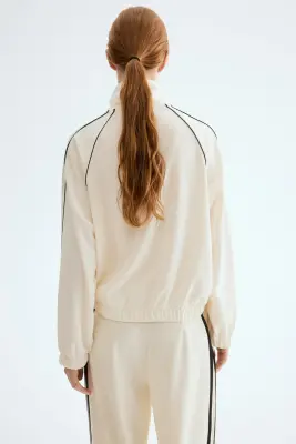 Veste de survêtement - Crème — photo 4
