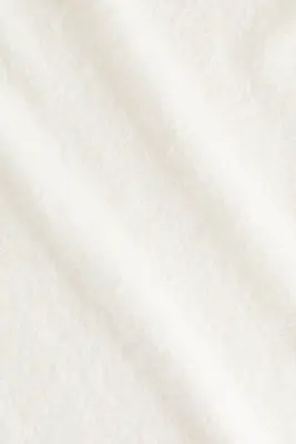 Robe à capuche en laine mélangée - Crème — photo 4