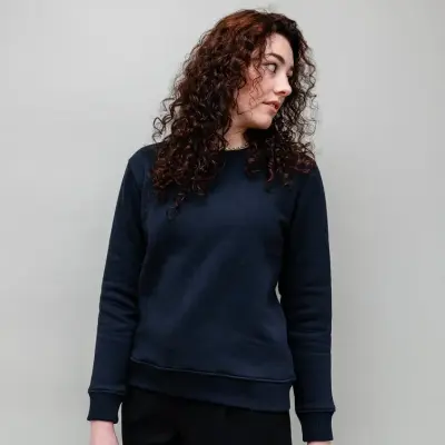 Sweat Alexia molletonné bleu marine — photo 1