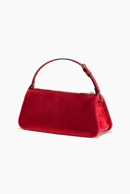 Sac à main en cuir - Rouge — photo 1