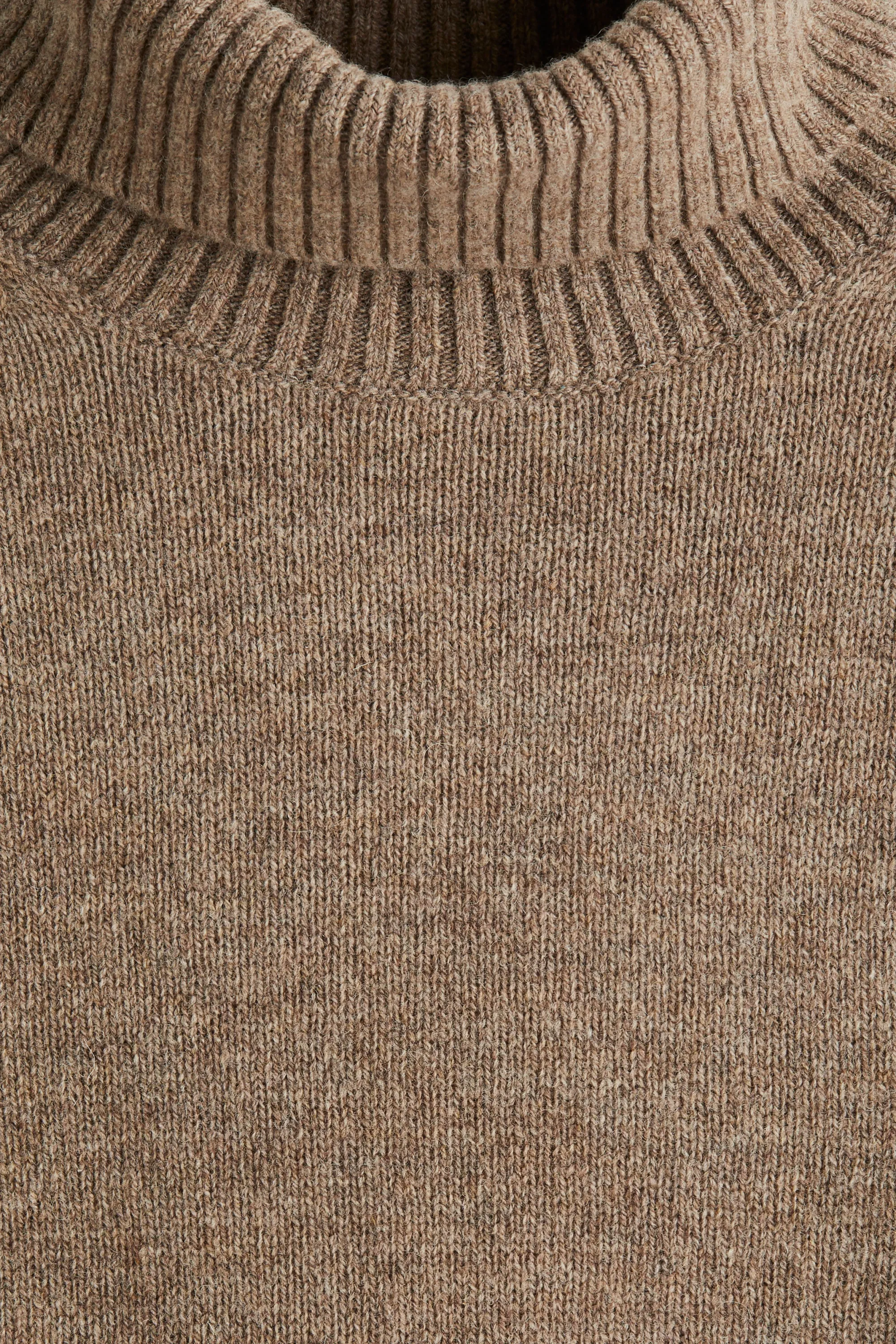 Pull Regular Fit en laine - Beige
