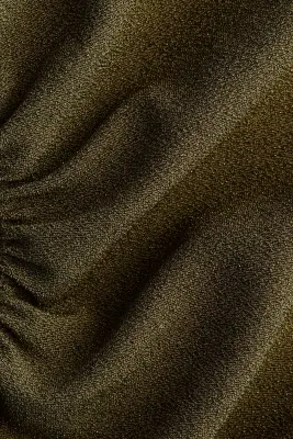 Robe découpée scintillante - Vert kaki foncé — photo 4