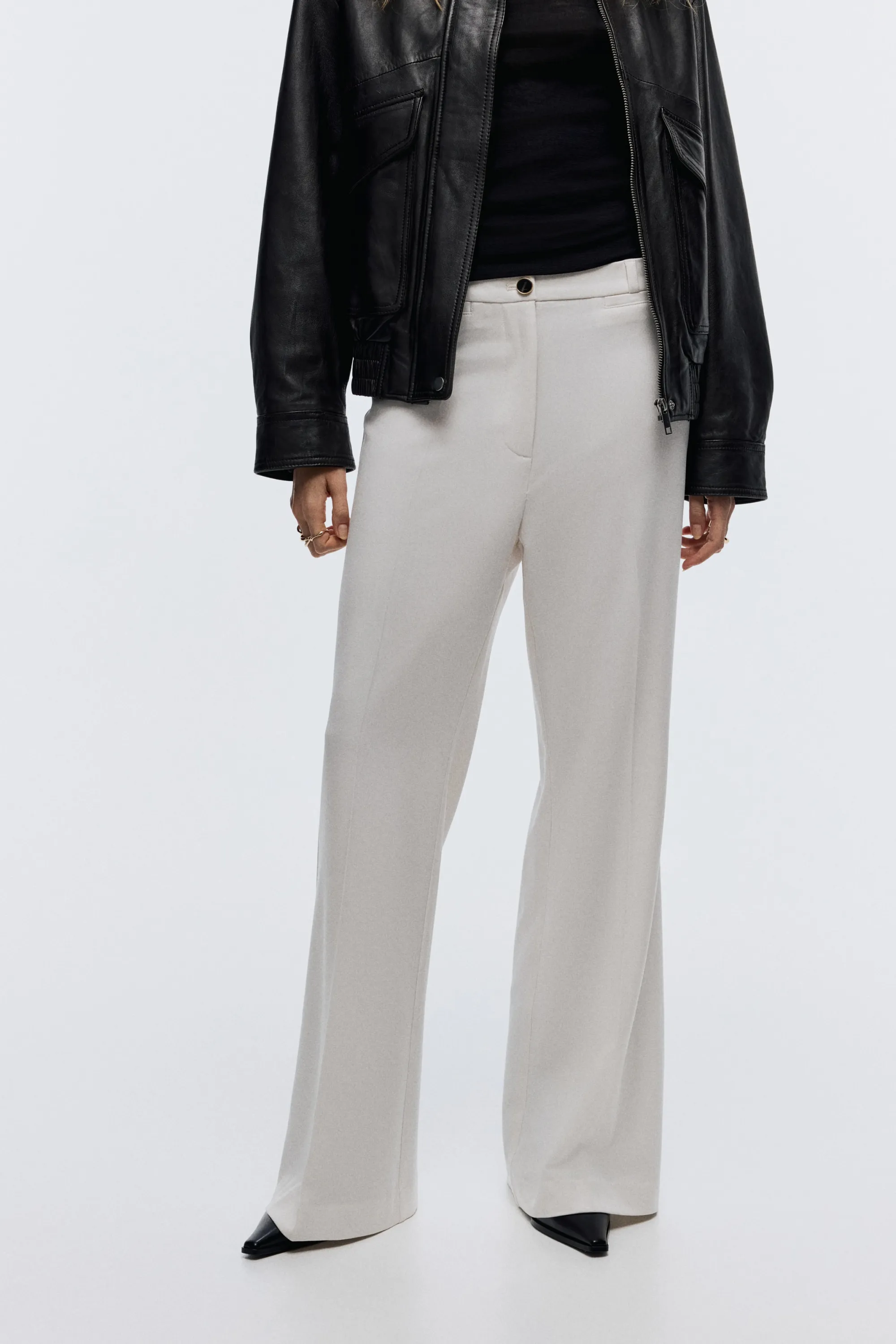 Pantalon chic - Blanc