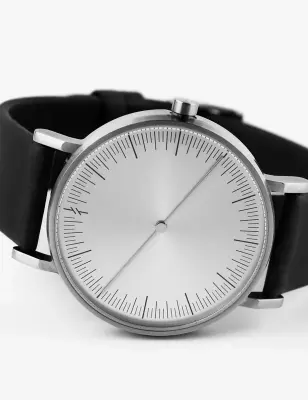 SIMPL WATCH ONE COLLECTION SILVER BLACK — photo 3
