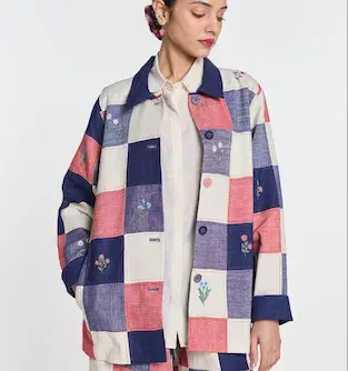 Veste patchwork brodée - Payal Pratap — photo 1