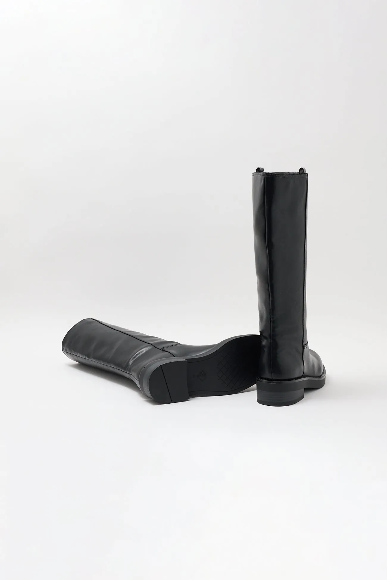 Bottes montantes en simili