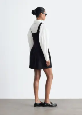 Robe courte de style corset - Noir — photo 5