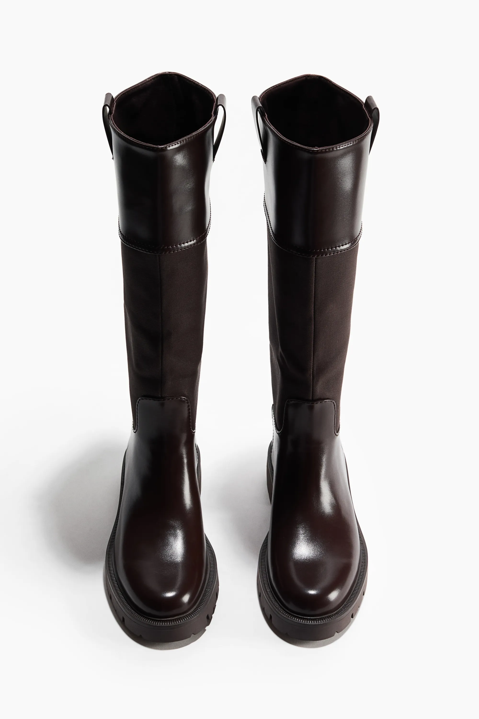 Bottes de hauteur genou - Marron foncé