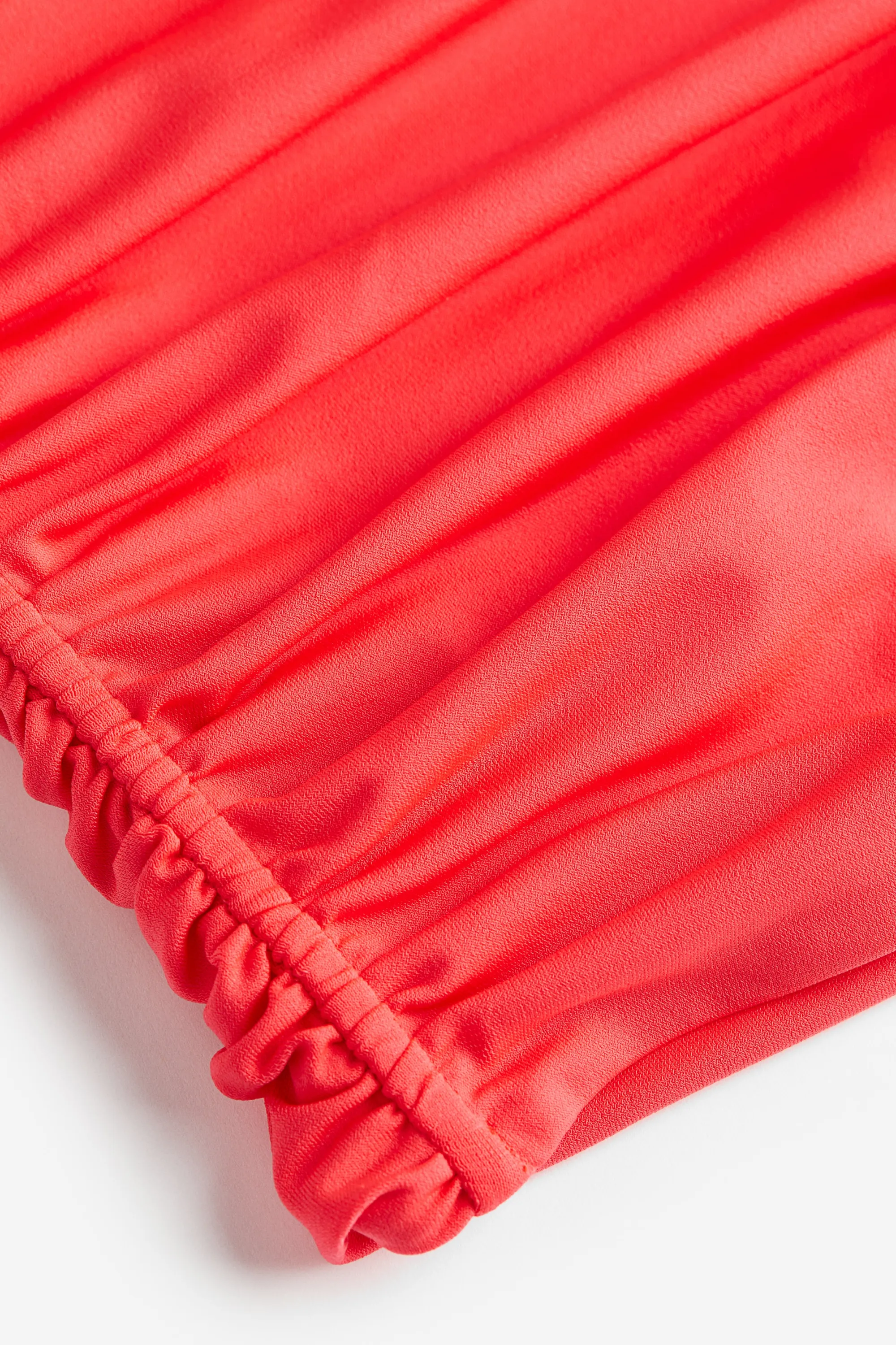 Top tube drapé - Corail flamboyant