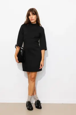Robe courte en jersey milano — photo 2