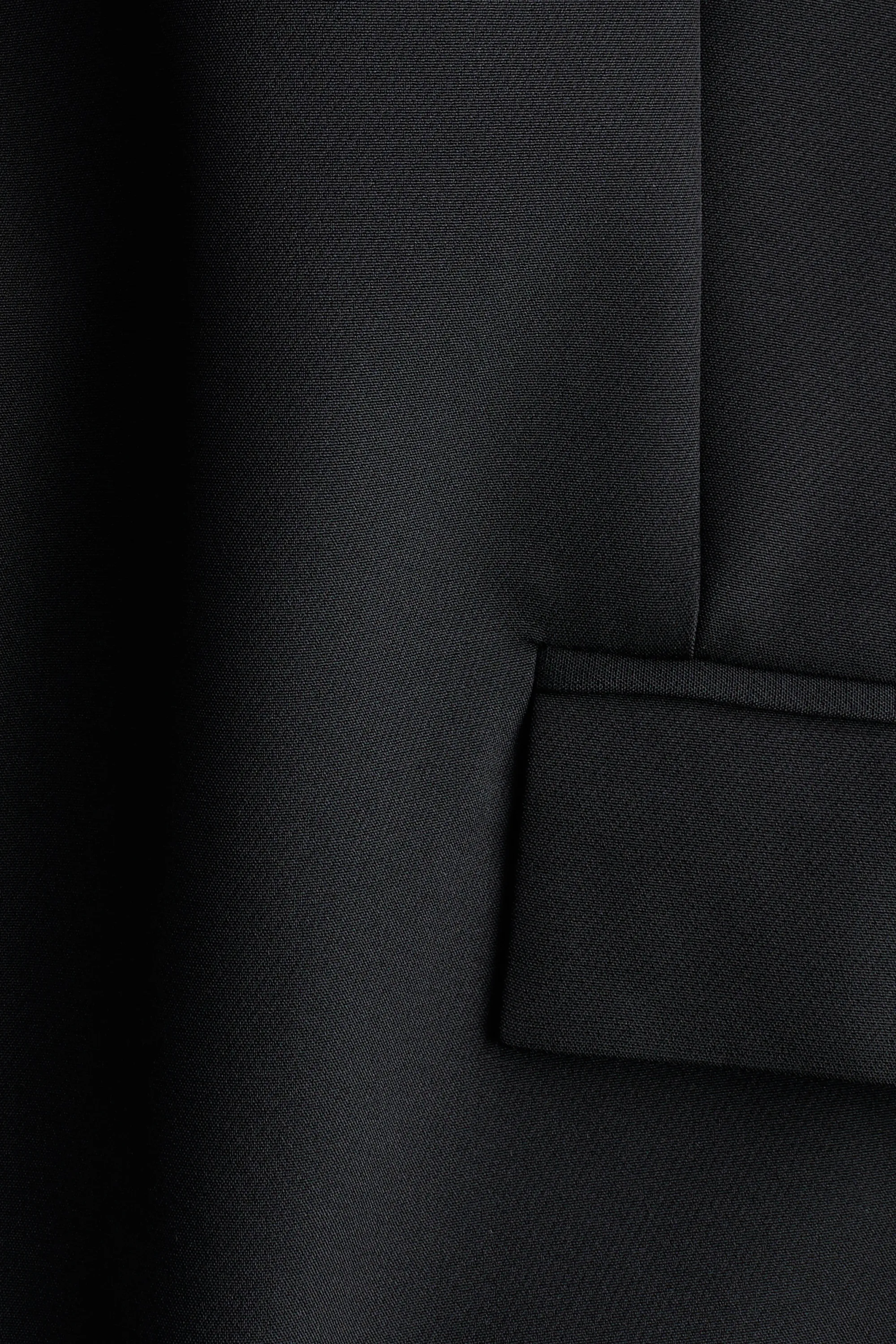 Robe à encolure en V - Noir