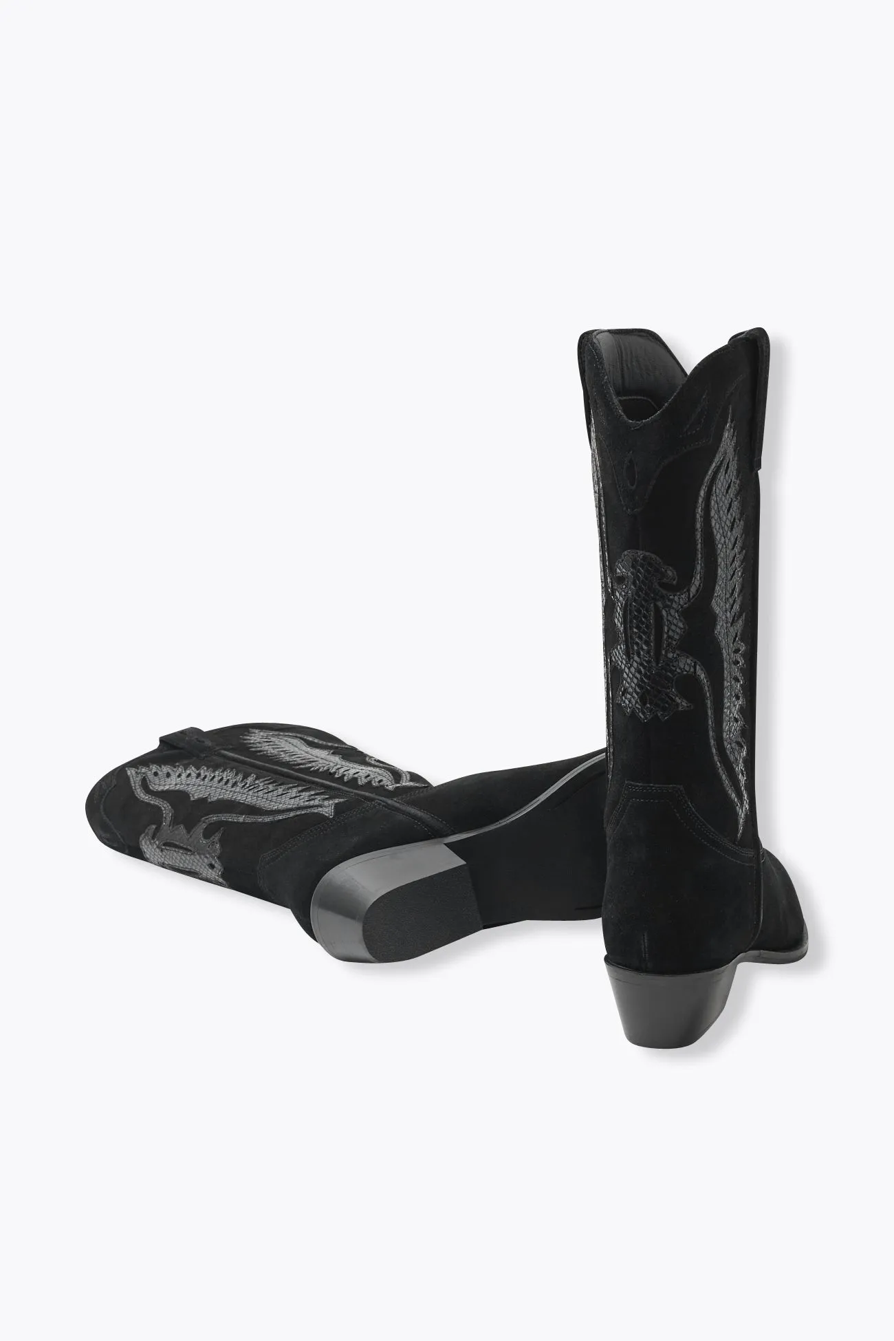 Bottes western en cuir Femme