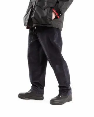 Stretch Cord Relaxed Fit Trouser Dark Navy — photo 2