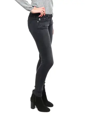 Jean skinny THE LEGGING en denim stretch gris anthracite Prix boutique 180€ Taille XS — photo 3