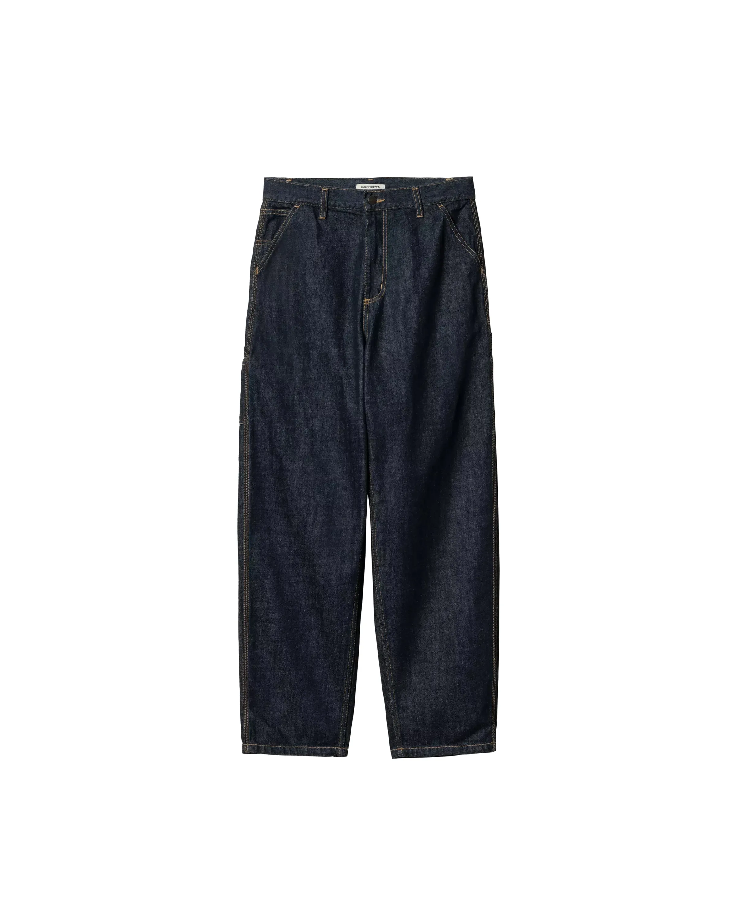 Brandon Single Knee Pant Blue Stone Wash Femme